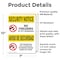 Signmission No Firearms By City Bilingual OSHA Security Notice Sign, Vinyl Decal, 7in W x 10in L, 2PK OS-2PACK-SN-D-710-L-11603 - alternate 4